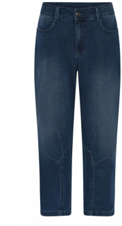 Bijgesneden jeans C.Ro , Blue , Dames - 2Xl,Xl,L,M,S,Xs,3Xl,4Xl
