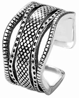 Bijoux 2020 Simple Style 925 Sterling Silver Multilayer Line Rings For Women Gifts Large Chains Rings