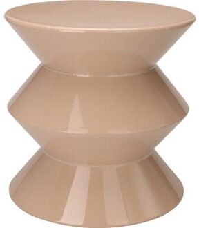 Bijzettafel 31x36cm Zand Shiny