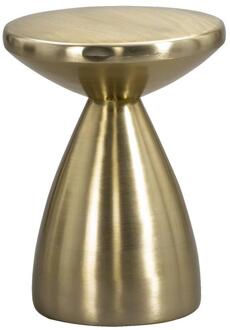 Bijzettafel Amara - 48xØ36 Cm - Metaal - Goudkleurig