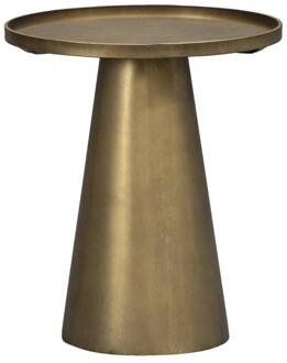 Bijzettafel Axel - - 45x40x40 Cm - Metaal - Goudkleurig