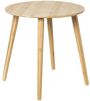 Bijzettafel bamboe Manou - naturel - ø45x45 cm