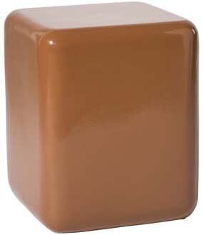 Bijzettafel carre - terra - 40x33x33 cm