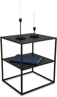 Bijzettafel Chloe H 51 cm B 40 cm zwart