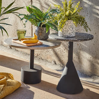 Bijzettafel Delano Ø 55 cm grijs