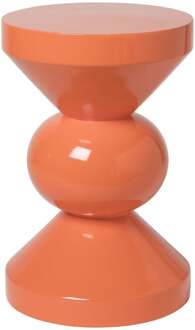 Bijzettafel diabolo - peach - ø33x50 cm