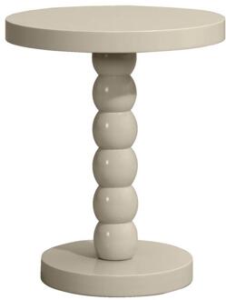 Bijzettafel Iris - 50xØ40 Cm - MDF - Taupe