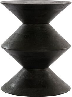 Bijzettafel LARUS - 40x40x50cm - Zwart