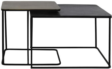 Bijzettafel Lebu - Brons - 62x62x41cm