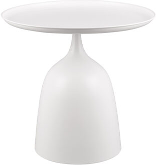 Bijzettafel - Livion Moderna - Wit - Metaal