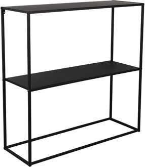 Bijzettafel - Livion Xena - Consoletafel - Zwart - Metaal