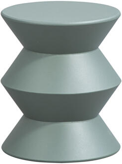 Bijzettafel Malaga - 36xØ30,5 Cm - Metaal - Groen - 32x63x38 Cm