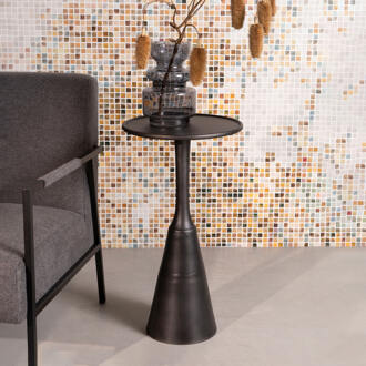 Bijzettafel 'Margriet' kleur Zwart