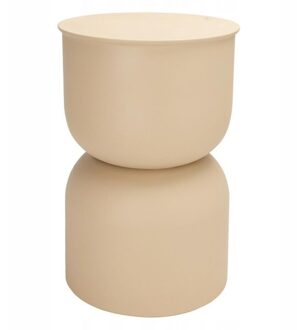 Bijzettafel metaal 31x46cm Zand