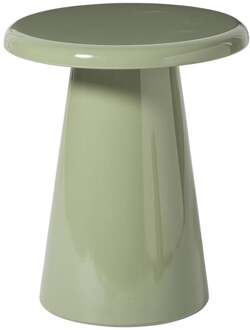 Bijzettafel metaal groot - groen - ø34.5x40.5 cm