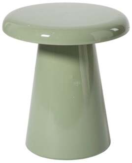 Bijzettafel metaal klein - groen - ø30x33 cm
