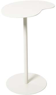 Bijzettafel Mica organisch - wit - 53x35x26 cm