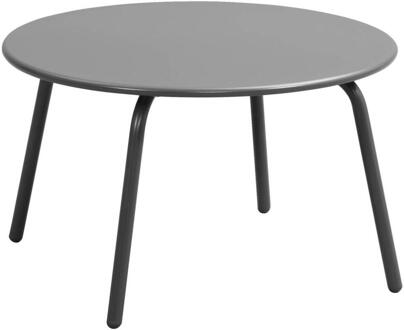 Bijzettafel Montreal - Antraciet/ - 36xØ60 Cm - Metaal - Grijs