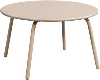 Bijzettafel Montreal - Zand/ - 36xØ60 Cm - Metaal - Beige