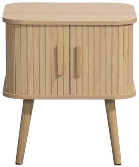 Bijzettafel Peter - 50x45x40 Cm - MDF - Bruin