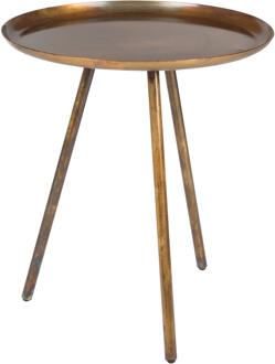 Bijzettafel 'Rafael' kleur koper