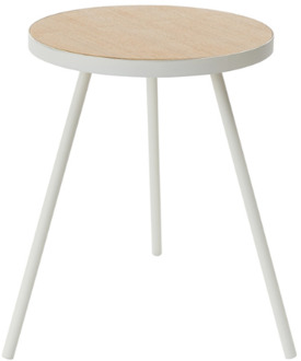 Bijzettafel Rond - Tower - Wit