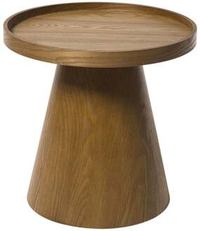 Bijzettafel Rondo klein - bruin - ø38.5x38 cm