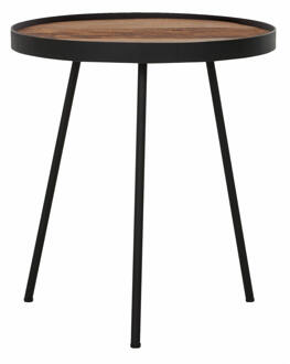 Bijzettafel 'Saturnus' Teakhout, 40cm, kleur Naturel - 40 cm