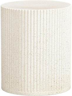 Bijzettafel Zamora - 48xØ40 Cm - Magnesiumoxide - Beige