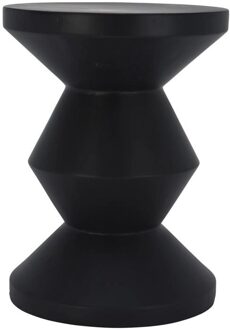 Bijzettafel Zwart 35x35x47cm
