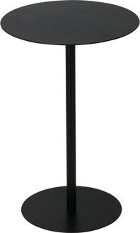 Bijzettafeltje Lugano - zwart - D35x H53 cm - metaal