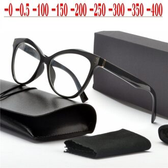 Bijziendheid Zonnebril Afgewerkt Mannen Vrouwen Bijziendheid Brillen Frame met CR39 Zon Photochromism grijs lens recept Bijziendheid EyewearNX zwart-0
