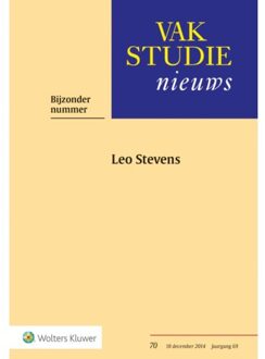 Bijzonder nummer Leo Stevens - Boek Wolters Kluwer Nederland B.V. (9013148948)