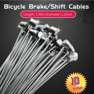 Bike Accessories Brake Line Shift Cables Road MTB Bike Bicycle Fixed Gear Brake Cable Shift Line Wire Steel Cycling Bicycle Part