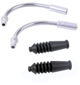 Bike Accessories V Brake Noodles Cable Guide Bend Tube Pipe Sleeves Boots Protector Hose For mountain rod bike Bicycle