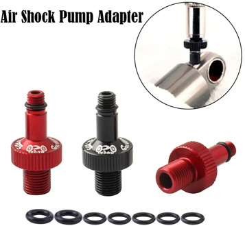 Bike Air Shock Pump Adapter Shock Absorber Valve Adapter for RockShox Monarch, DT SWISS XMM, Marzocchi
