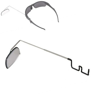 Bike Aluminium Alloy Bike Bicycle Cycling Riding glasses Mirror 360 View Rear Eyeglass Helmet Rearview Mount adjustment P1R2