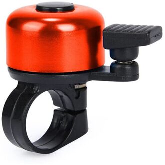 Bike Bell Lichtmetalen Mountain Road Fiets Hoorn Geluid Alarm Voor Veiligheid Fietsen Stuur Metal Bel Fiets Hoorn Fiets Accessoires rood
