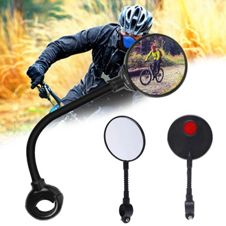Bike Bicycle Cycling MTB Mirror Handlebar Quality Bike Bicycle Handlebar Flexible Rear Back View Rearview Mirror