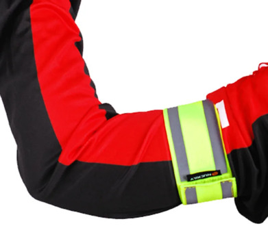 Bike Bicycle Reflective Safety Pant Band Leg/Arm Strap Cycling Reflective Tape back seat tube Safe Decoration