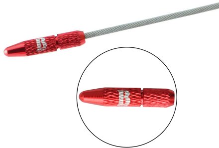 Bike Cable End Cap Aluminium Rem Uiteinden Derailleur Crimps Adereindhulzen Brake rood