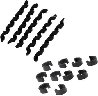Bike Cable Rubber Guide Sheath Protector + Bicycle C-Clip Road Mountain MTB Bike Cable Housing Hose Guide