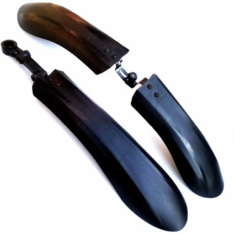 Bike Fender 20"/24”/26" Snow Bicycle Bike Wings MTB Bikes Front Rear Mud Guard Fenders for 26 MTB Bikes Cycling Black Mudguard