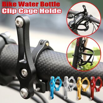 Bike Fiets Mtb Water Fles Clip Kooi Houder Klem Stuur Bracket Mount Fiets Road Levert Lichtgewicht Blauw