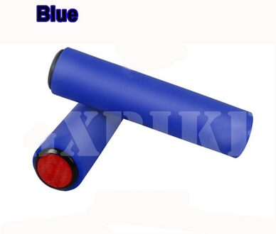 Bike Girps Ultralight Siliconen Materiaal Stuur Girps Hoge Dichtheid Mtb Fiets Stuur Anti-Slip Fietsen Grips Fiets Onderdelen blauw