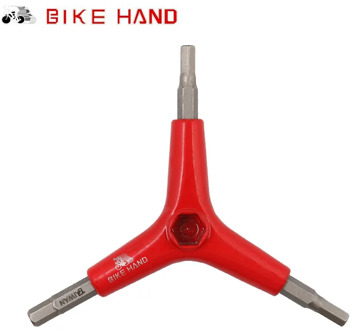 BIKE HAND 4/5/6 mm 3 Way Hex Key Wrench Spanner Bicycle Repair Tools Cycling MTB Mountain Bike Repair Tool For Bicycle Y-Shaped