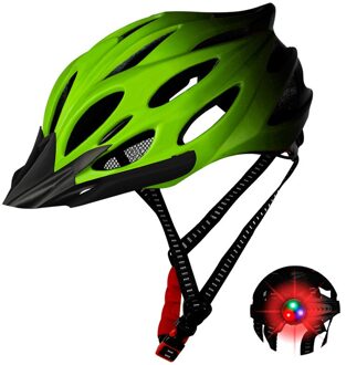 Bike Helm Met Licht Beschermd Cyclus Helm Verstelbare Voor Mannen Vrouwen Adult DO2 geel