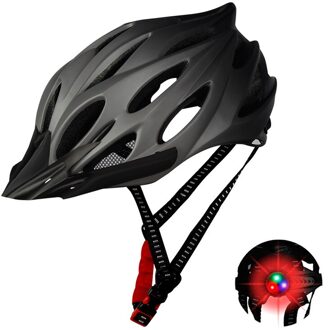 Bike Helm Met Licht Beschermd Cyclus Helm Verstelbare Voor Mannen Vrouwen Adult DO2 titanium