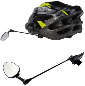 Bike Helmet Rear View Mirror 360-degree Adjustable Rotatable Bicycle Rearview Bike Parts Cycling Accessory