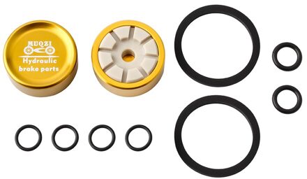 Bike Hydraulische Remklauw Zuiger En Seal Kits Voor Xt M785/M8000/SLX675/Xtr M9020 Road Fiets rem Onderdelen Remblokken goud